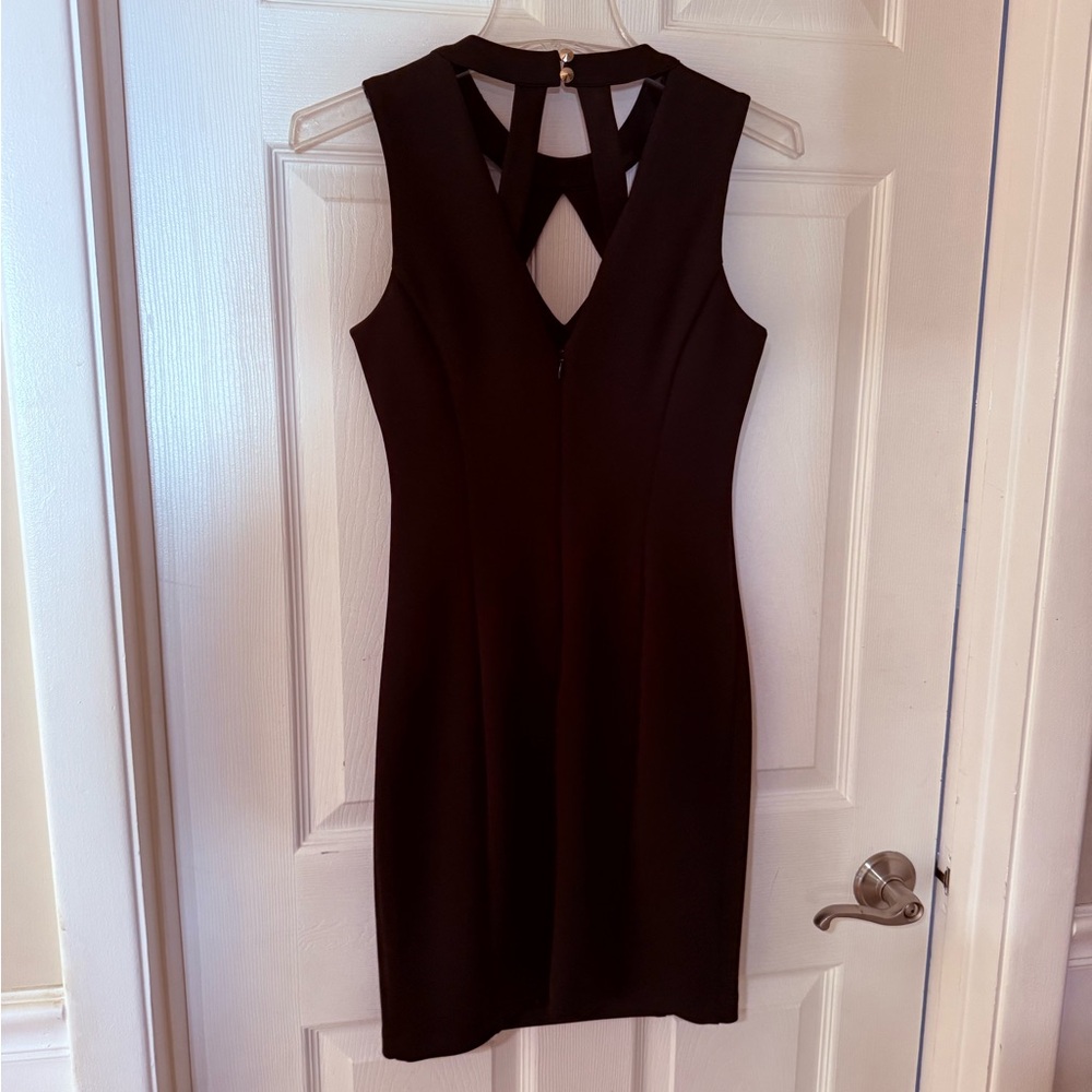 Guess Black Backless Dress